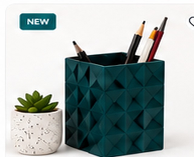 3D printed desk organiser